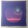 Planet Twilight Painting 1983 30x30 Original Painting by Patrice Breteau - 1