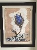 Fleure Bleue I 2003 29x22 Works on Paper (not prints) by Pierre Marie Brisson - 1