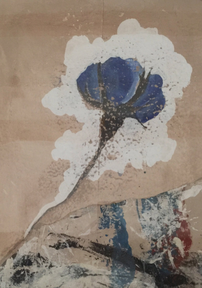 Fleure Bleue II 2003 29x22 Works on Paper (not prints) by Pierre Marie Brisson Fleure Bleue II 2003 29x22 Works on Paper (not prints) by Pierre Marie Brisson