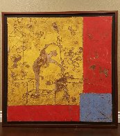 Batisseur 50x50 Huge Original Painting by Pierre Marie Brisson - 1 Batisseur 50x50 Huge Original Painting by Pierre Marie Brisson - 1