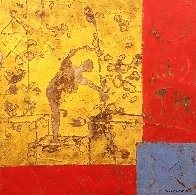Batisseur 50x50 Huge Original Painting by Pierre Marie Brisson - 0 Batisseur 50x50 Huge Original Painting by Pierre Marie Brisson - 0