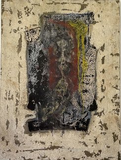 Composition Féminine 1986 51x38 Super Huge Original Painting - Pierre Marie Brisson Composition Féminine 1986 51x38 Super Huge Original Painting - Pierre Marie Brisson