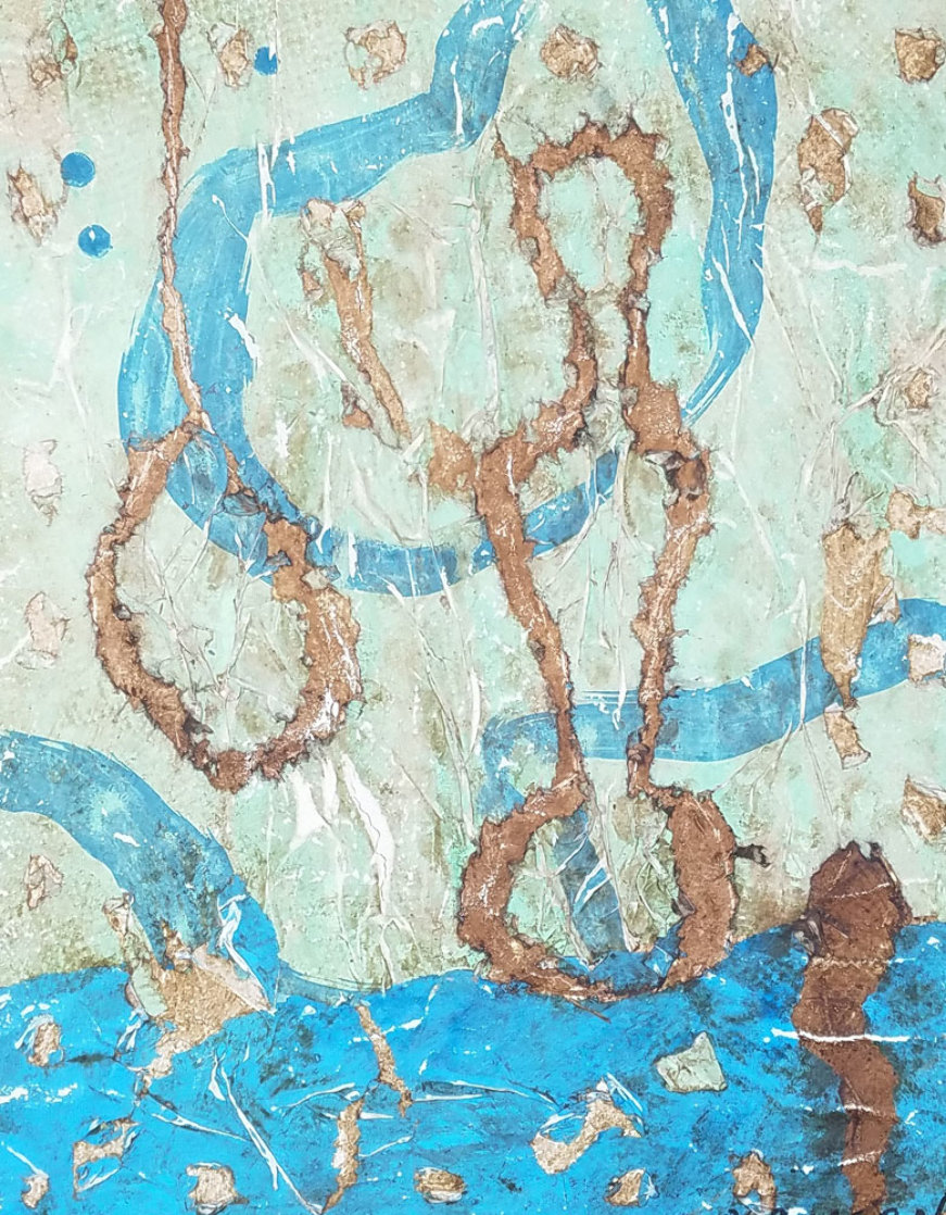 Fragment 1 25x22 Original Painting by Pierre Marie Brisson Fragment 1 25x22 Original Painting by Pierre Marie Brisson