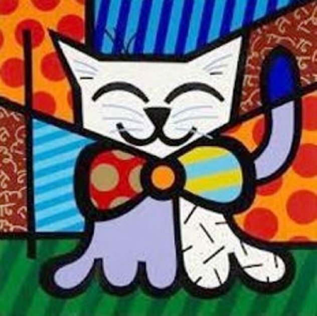 L.A. Cat Wrist Watch 1995 - California Jewelry by Romero Britto