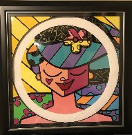 Pink Face 3-D 2008 Limited Edition Print by Romero Britto - 2 Pink Face 3-D 2008 Limited Edition Print by Romero Britto - 2
