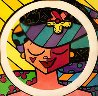 Pink Face 3-D 2008 Limited Edition Print by Romero Britto - 3