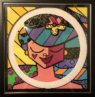 Pink Face 3-D 2008 Limited Edition Print by Romero Britto - 0 Pink Face 3-D 2008 Limited Edition Print by Romero Britto - 0