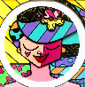 Pink Face 3-D 2008 Limited Edition Print by Romero Britto - 0