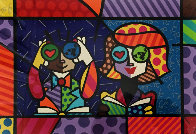 Educating the World 1999 Limited Edition Print by Romero Britto - 2