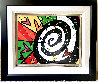 Untitled (MIX) Painting 2006 39x45 - Huge Original Painting by Romero Britto - 1