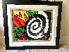 Untitled (MIX) Painting 2006 39x45 - Huge Original Painting by Romero Britto - 2