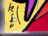 Untitled (MIX) Painting 2006 39x45 - Huge Original Painting by Romero Britto - 3