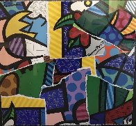 Britto MIX 2004 30x32 Works on Paper (not prints) by Romero Britto - 0 Britto MIX 2004 30x32 Works on Paper (not prints) by Romero Britto - 0
