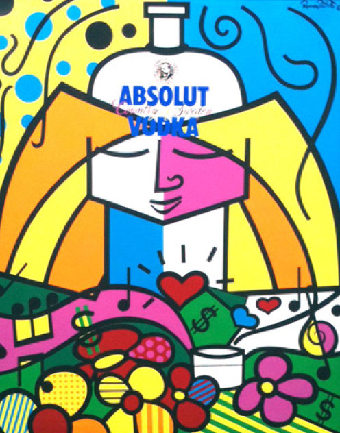 Absolut 1990 Limited Edition Print by Romero Britto