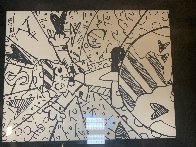 On Top of the World 27x24 Original Painting by Romero Britto - 5 On Top of the World 27x24 Original Painting by Romero Britto - 5