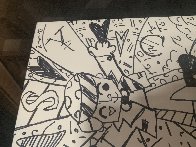 On Top of the World 27x24 Original Painting by Romero Britto - 2 On Top of the World 27x24 Original Painting by Romero Britto - 2
