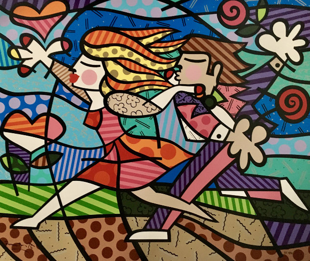 LOVELY - Limited Edition Print  Britto art, Romero britto art, Romero  britto