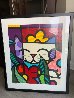 Cat Behind the Flowers 2004 Limited Edition Print by Romero Britto - 1