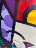 Cat Behind the Flowers 2004 Limited Edition Print by Romero Britto - 5