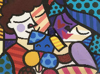 Three of Us 2005 Limited Edition Print by Romero Britto - 0 Three of Us 2005 Limited Edition Print by Romero Britto - 0