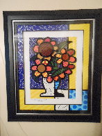 Sunflower 2015 3-D Limited Edition Print by Romero Britto - 2 Sunflower 2015 3-D Limited Edition Print by Romero Britto - 2