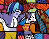 First Love 1996 Huge Limited Edition Print by Romero Britto - 0