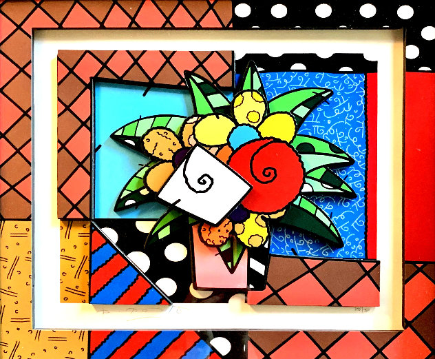 New Spring 3-D 2008 Limited Edition Print by Romero Britto