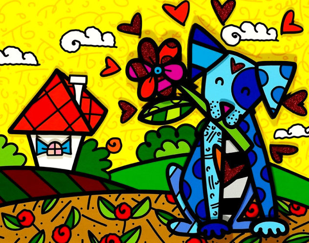 No Place Like Home 2017 3-D Limited Edition Print by Romero Britto