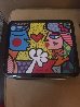 Metal Lunch Box and Britto Woman Love is in the Air Perfume 1997 Other by Romero Britto - 1