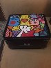 Metal Lunch Box and Britto Woman Love is in the Air Perfume 1997 Other by Romero Britto - 2