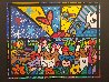 In the Park AP - Huge Limited Edition Print by Romero Britto - 3
