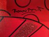 Kisses 2001 40x34 Oil on Canvas - Huge Original Painting by Romero Britto - 2