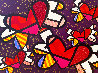 Love is in the Air 2009 30x40 Huge Limited Edition Print by Romero Britto - 0