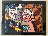 Kisses 30x40 Huge  Limited Edition Print by Romero Britto - 1