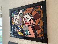 Kisses 30x40 Huge  Limited Edition Print by Romero Britto - 2