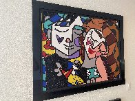 Kisses 30x40 Huge  Limited Edition Print by Romero Britto - 3