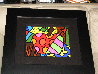 From My New York Home 2003 14x11 Original Painting by Romero Britto - 1