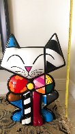 Cat Resin Sculpture 2016 24 in Sculpture by Romero Britto - 4 Cat Resin Sculpture 2016 24 in Sculpture by Romero Britto - 4