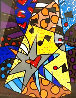 A Star is Born 2002 32x40 Huge Original Painting by Romero Britto - 0