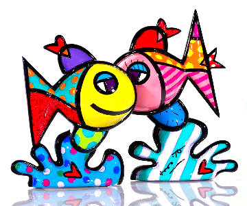 Deep Love 2019 11 in Sculpture - Romero Britto Deep Love 2019 11 in Sculpture - Romero Britto