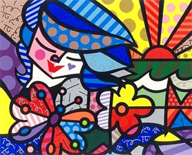 From the Britto Garden - 3-D Limited Edition Print by Romero Britto