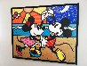 Mickey's Greatest Love On Canvas 1997 Limited Edition Print by Romero Britto - 1