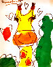 Thomas Collection (the Giraffe) Original Painting by Romero Britto - 0