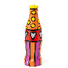 Romero Britto Numbered Limited Edition Coke Bottle Set With Crate 2014 Sculpture by Romero Britto - 8