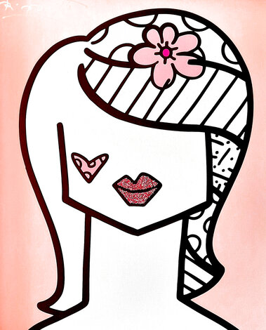Identity 2014 - Embellished - with Diamond Dust - #1 in Edition Limited Edition Print - Romero Britto