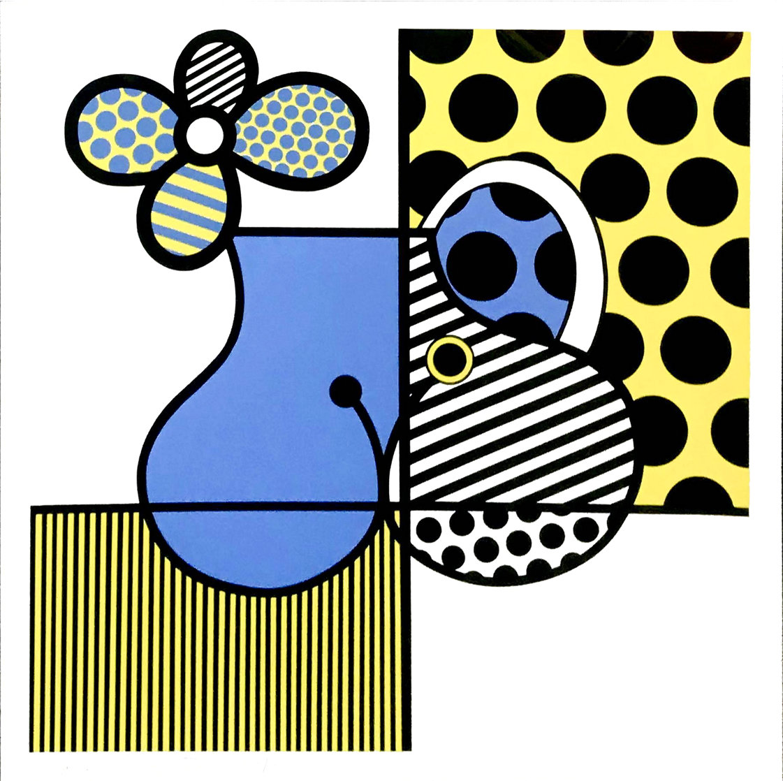 Untitled 1990 Limited Edition Print by Romero Britto