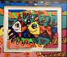 Follow Me Baby 2015 3-D Limited Edition Print by Romero Britto - 2