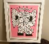 Pink Elephant AP 2018 - 35x45 Huge Limited Edition Print by Romero Britto - 1