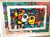 Deeply in Love Too 2014 3-D Limited Edition Print by Romero Britto - 1