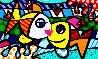 Deeply in Love Too 2014 3-D Limited Edition Print by Romero Britto - 0
